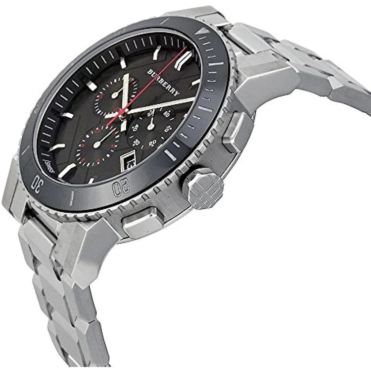 BURBERRY - The city black dial